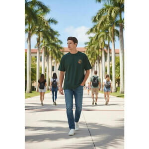 🏆 UM Miami Hurricanes Sports Hall of Fame Celebrity Bowling Tee M